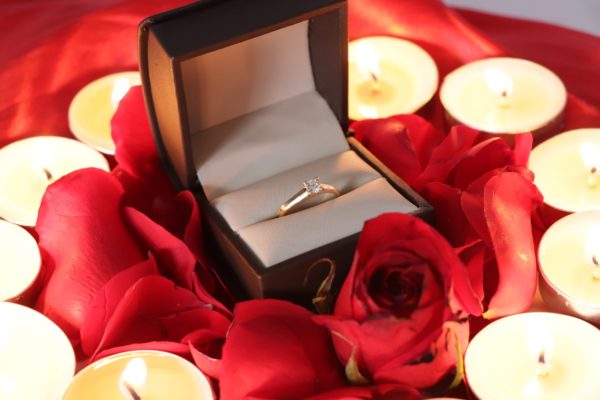 anillo diamante de oro