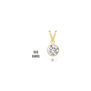 dije de oro barril