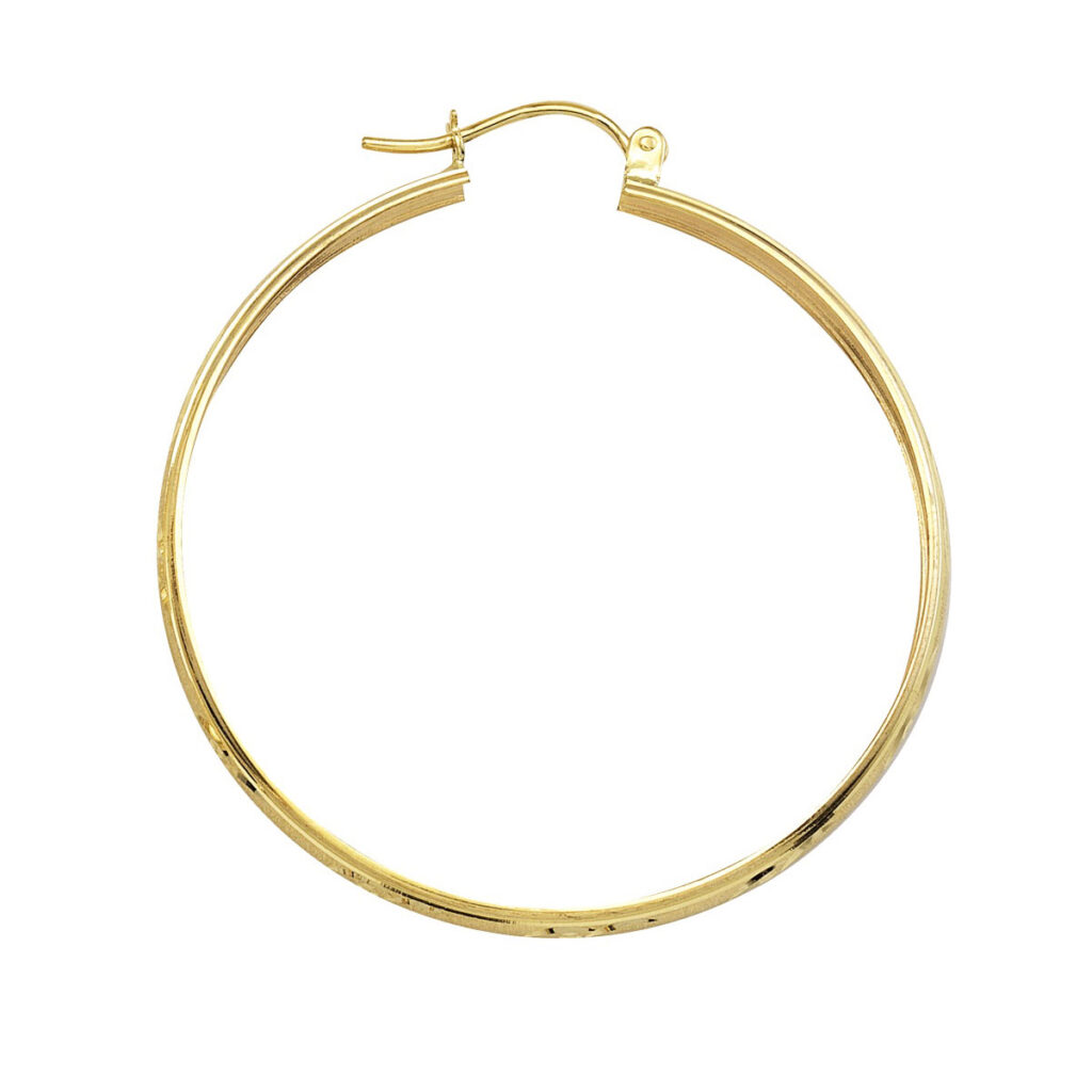 arracada de oro diamantada