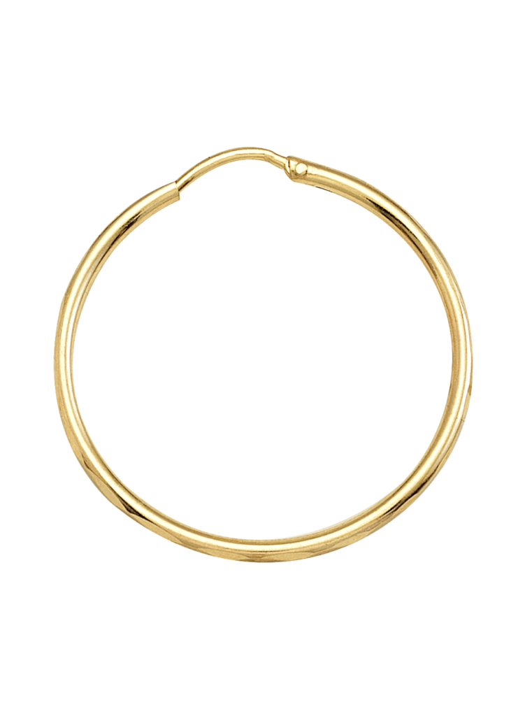 arracada de oro mediana