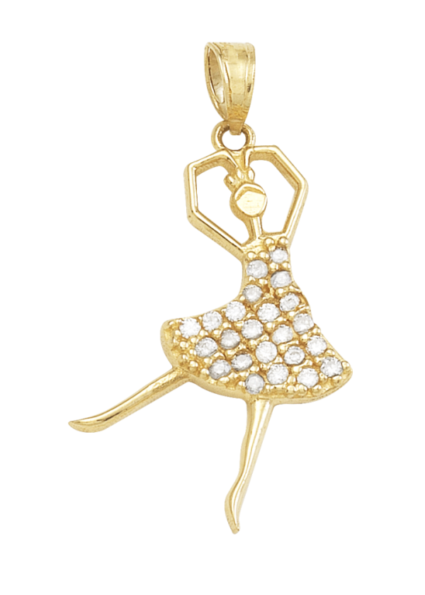 dije bailarina de oro