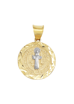 Medalla de san benito de oro