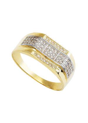anillo de oro caballero