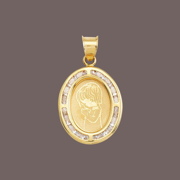 medalla de oro primera comunión