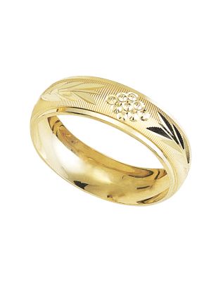 anillo de boda de oro