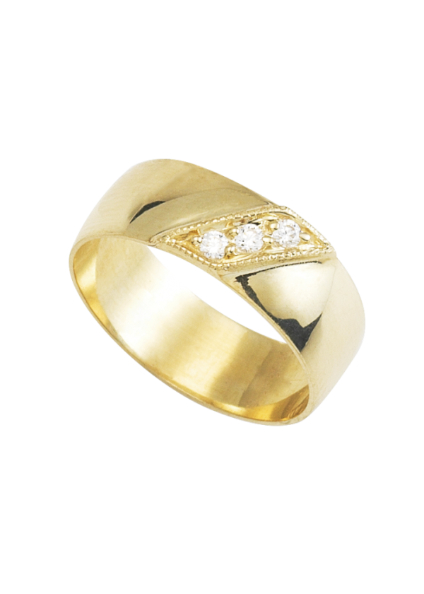 anillo de boda oro 10k