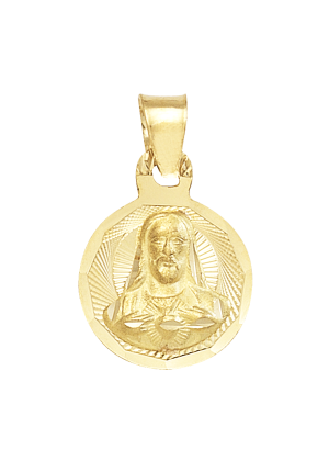 medalla de bautizo sagrado corazón