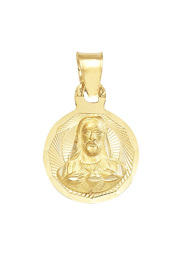 medalla de bautizo sagrado corazón