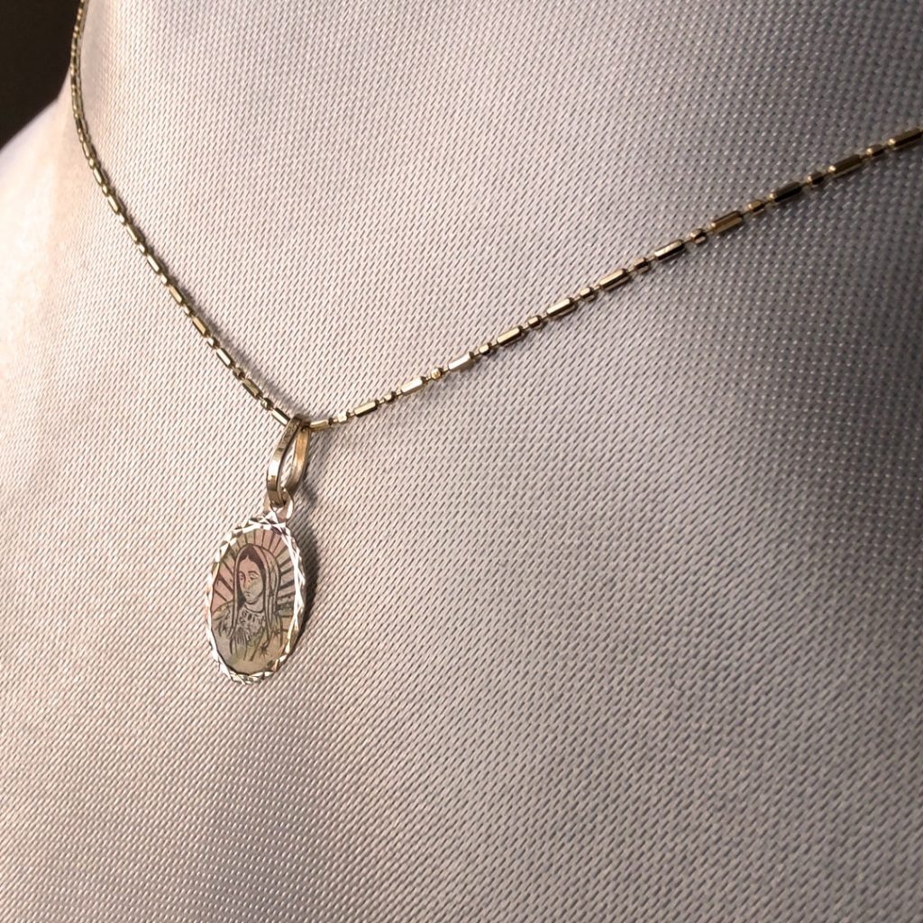 cadena para bautizo de la virgen de guadalupe