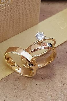 anillos de matrimonio de oro