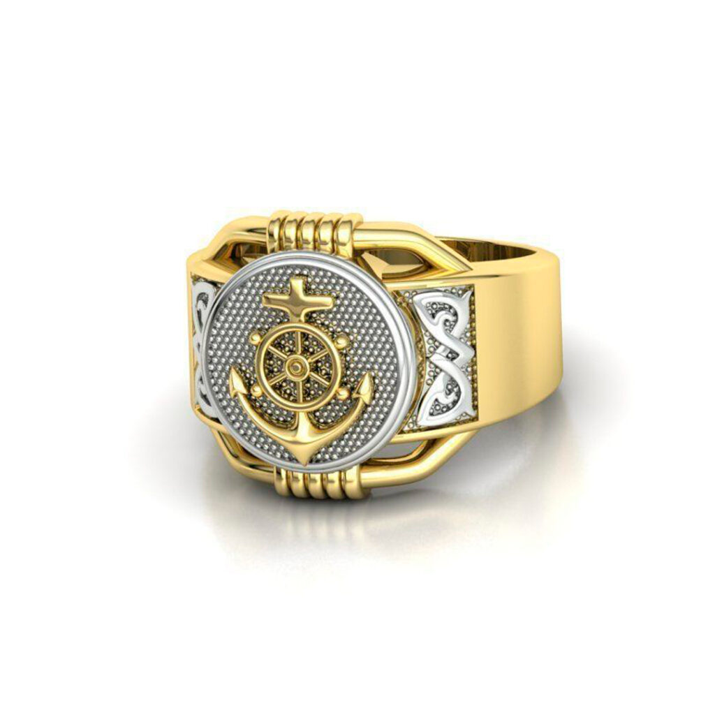 Anillo para hombre prosperity and hope en Oro 14k