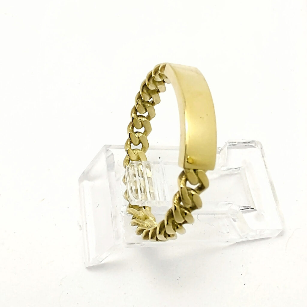 anillo love slave de oro