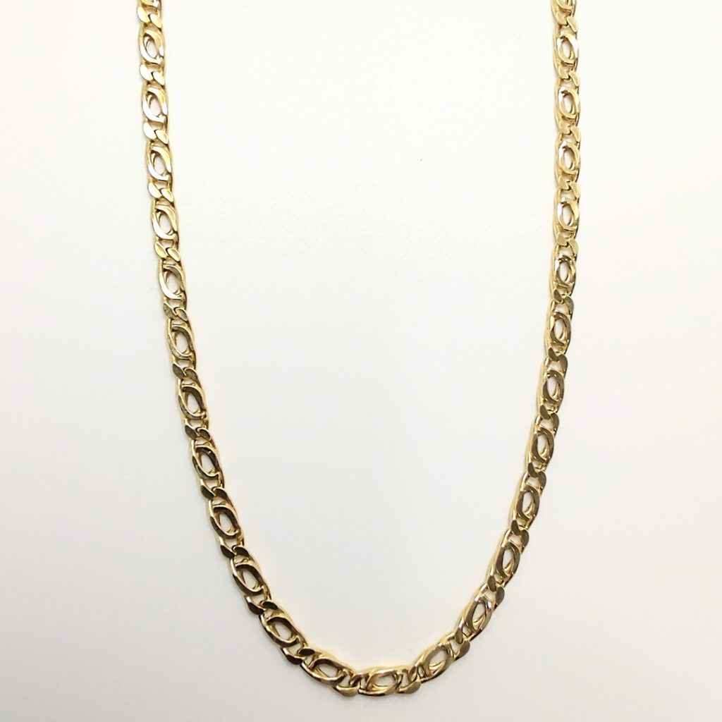 cadena egipcia de oro italiano