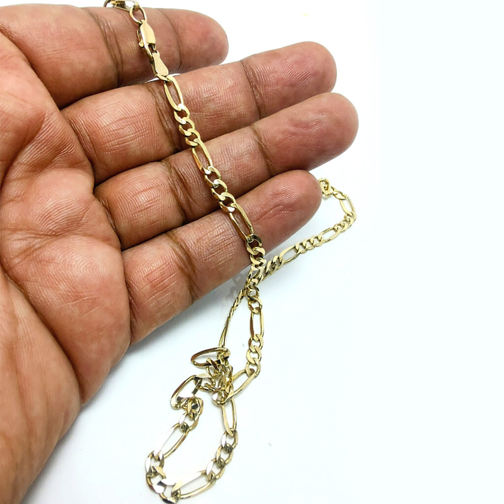 Cadena Clásica Diamantada en Oro 10 Kilates