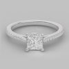 anillo de compromiso princess flash