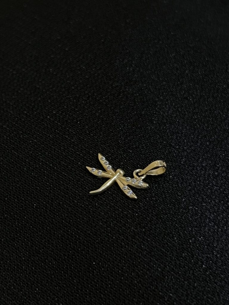Dije de Libélula en Oro 10k