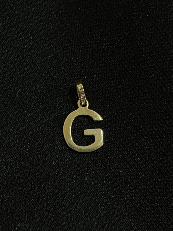 Dije de la Letra "G" en Oro 10k