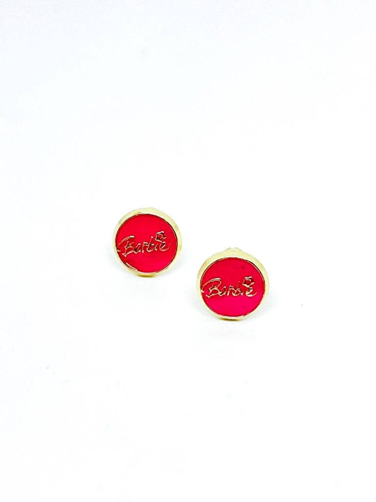 Broquel del logo de Barbie  Oro 10k