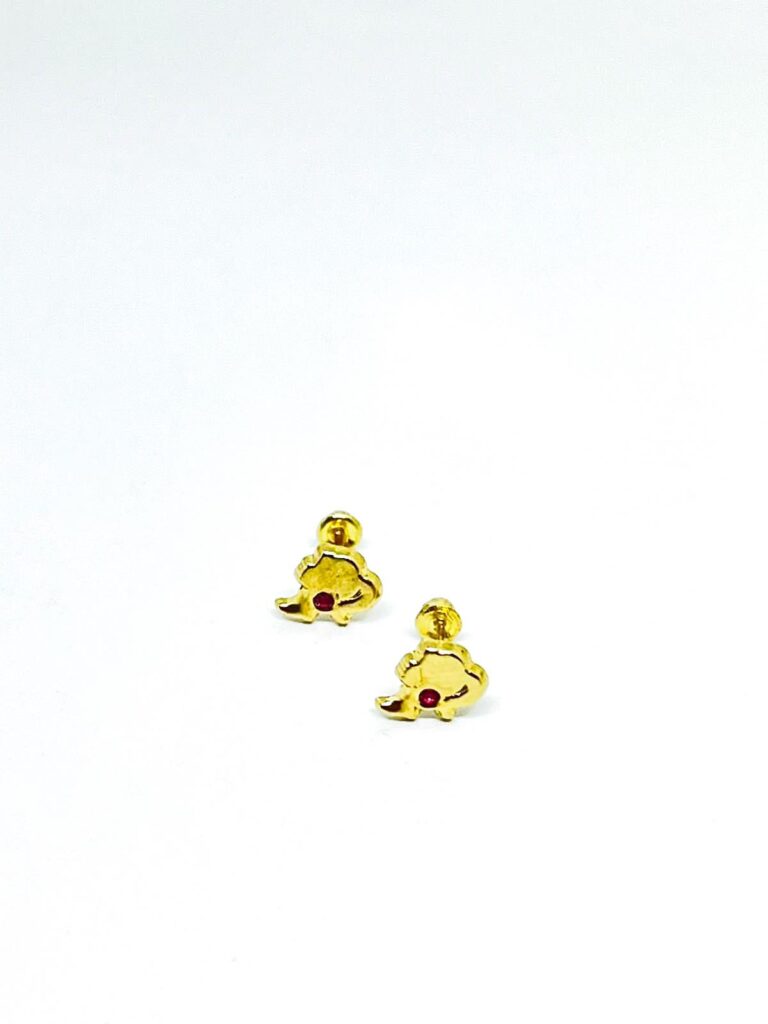 Broquel de la iconica silueta de Barbie  Oro 10k