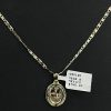 Cadena De oro 2.8 Gramos Amarilla Tipo Gucci con dije de oro 10 Kilates - Imagen 2