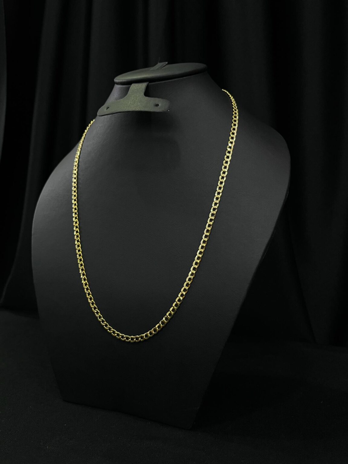 Catena A Maglie Cubane In Oro Massiccio 14K, Italia 14K - Foto 6