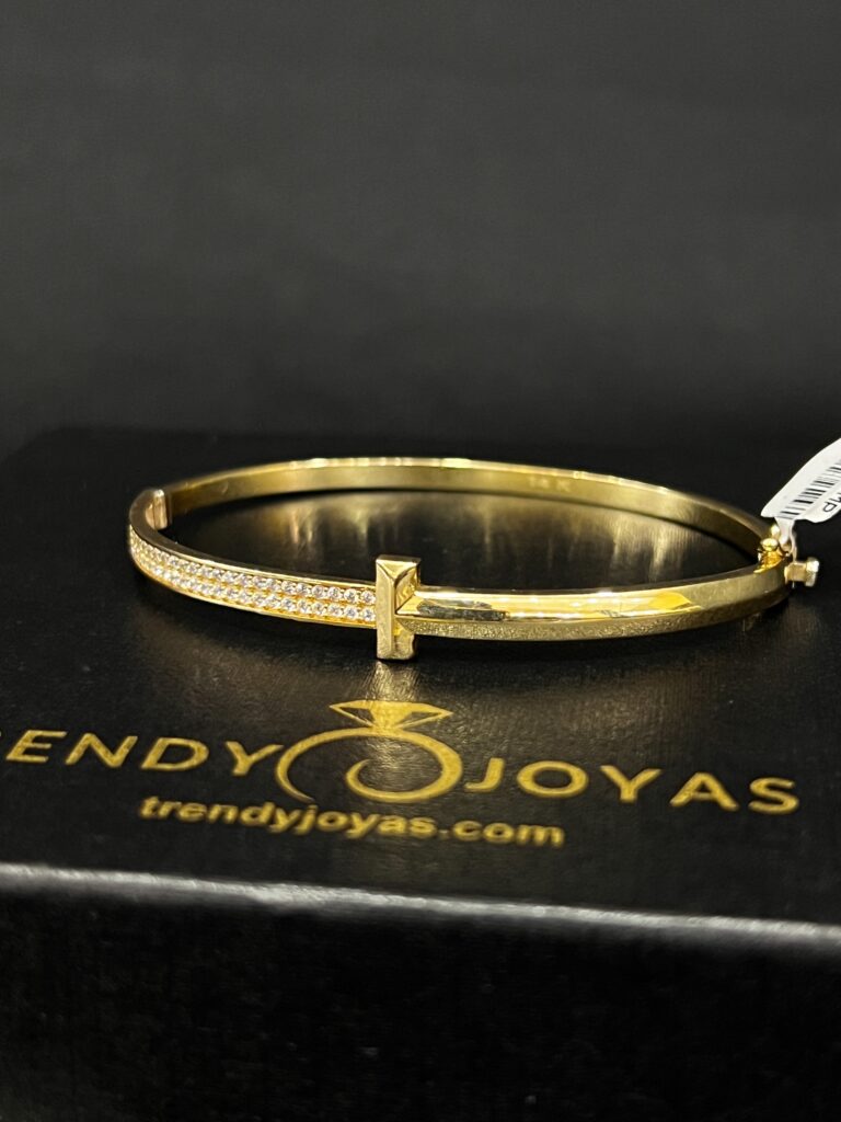 Pulso Tiffany Inspirado. Oro 14k italiano 6.7 gramos certificado