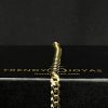 Pulso de oro italiano tejido cubano de 8.4 gramos y 21 cm de largo. 6 mm - Imagen 4