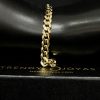 Pulso de oro italiano tejido cubano de 8.4 gramos y 21 cm de largo. 6 mm - Imagen 5