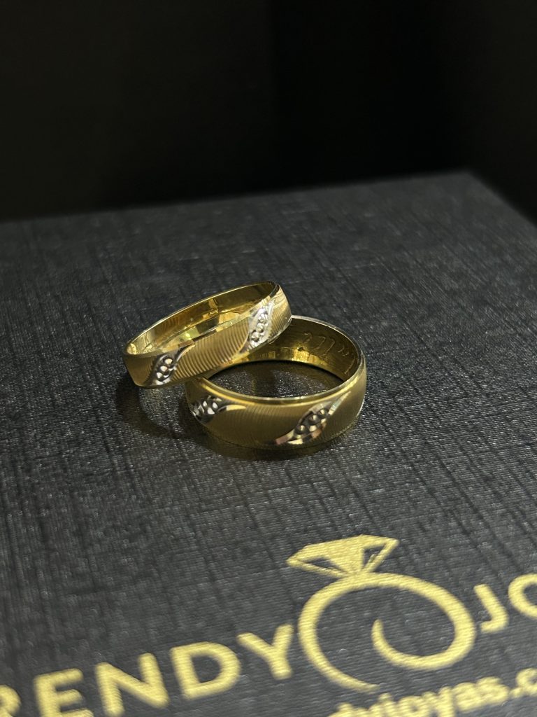 ARGOLLAS DE MATRIMONIO ORO 10 QUILATES