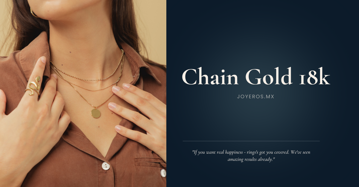 Chain Gold 18k: Buy Directly from the Manufacturer in Guadalajara, Jalisco
