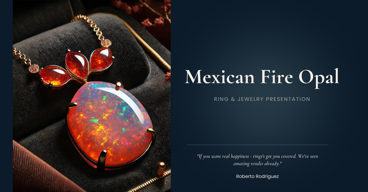 Mexican Fire Opal Jewelry: A Sparkling Treasure from the Heart of Mexico