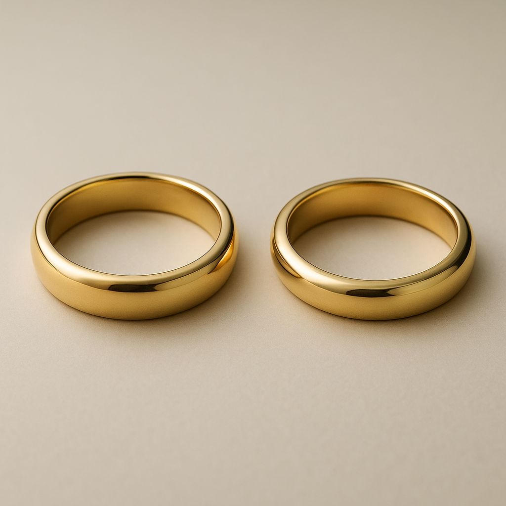 Oro macizo vs hueco: cómo identificarlo fácilmente