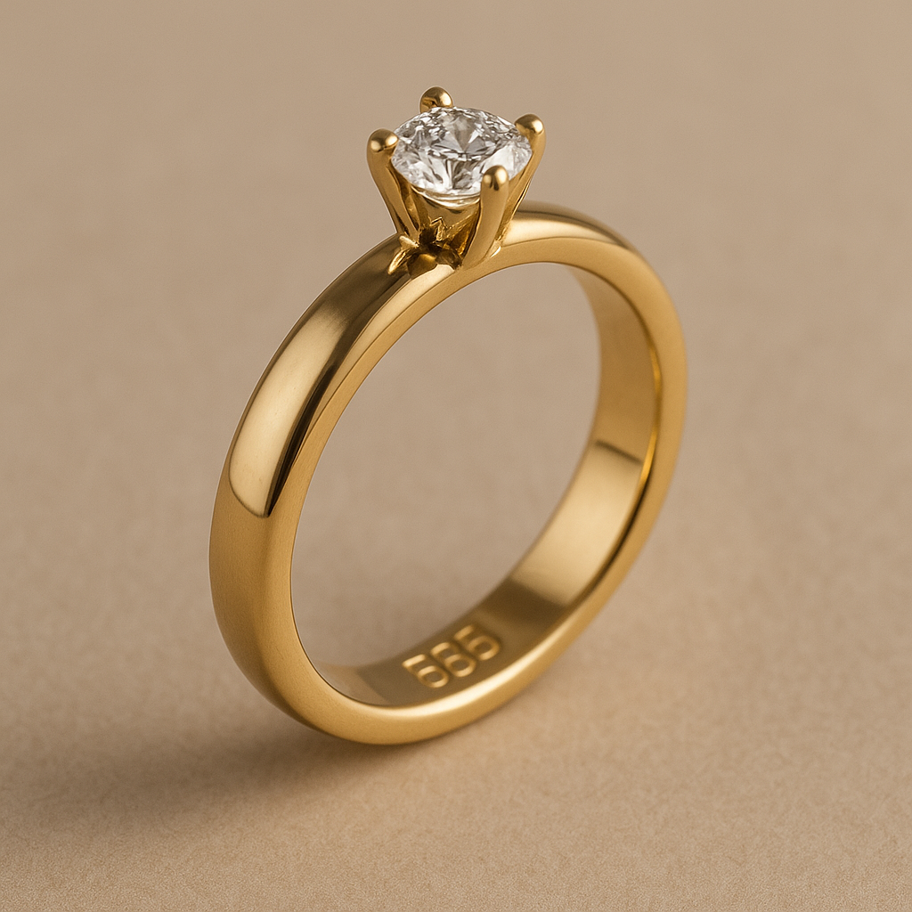 Sello 585 en oro: qué significa y cómo identificarlo