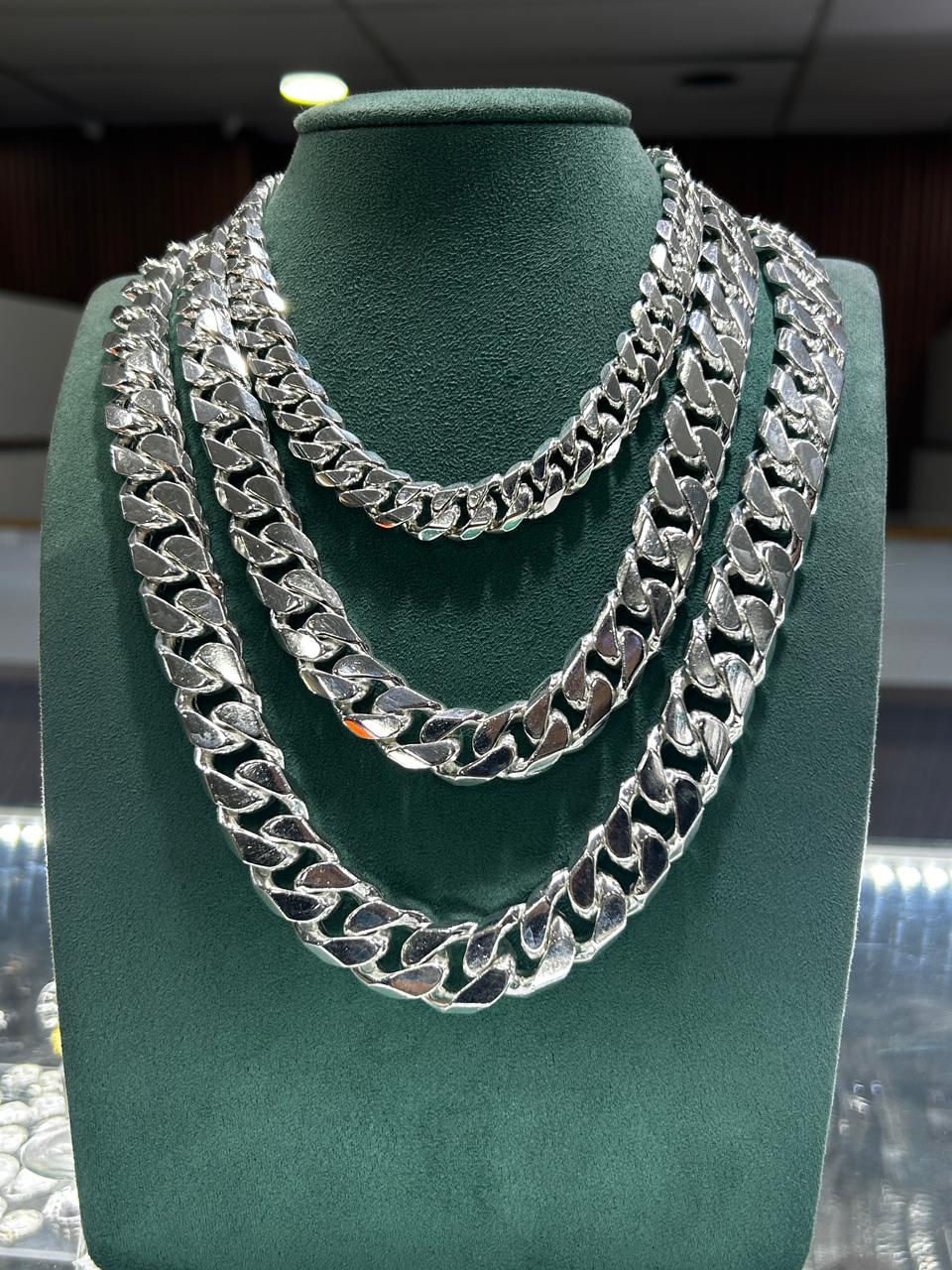 Cadena de plata italiana Ley .925 en Guadalajara